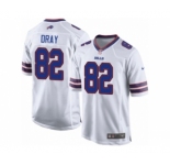 Men's Nike Buffalo Bills #82 Jim Dray Game White NFL Jersey
