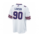 Men's Nike Buffalo Bills #90 Shaq Lawson Game White NFL Jersey