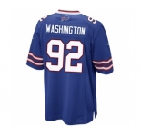 Men's Nike Buffalo Bills #92 Adolphus Washington Game Royal Blue Team Color NFL Jersey