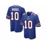 nike nfl jerseys buffalo bills #10 robert woods blue [game]