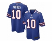 nike nfl jerseys buffalo bills #10 robert woods blue [game]