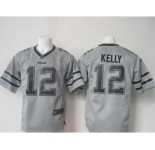 nike nfl jerseys buffalo bills #12 jim kelly gray[game]