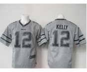 nike nfl jerseys buffalo bills #12 jim kelly gray[game]