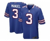 nike nfl jerseys buffalo bills #3 manuel blue[game]
