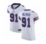 Men's Buffalo Bills #91 Ed Oliver White Vapor Untouchable Elite Player Football Jersey