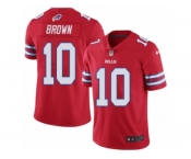Men's Nike Buffalo Bills #10 Philly Brown Elite Red Rush NFL Jersey