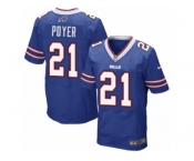 Men's Nike Buffalo Bills #21 Jordan Poyer Elite Royal Blue Team Color NFL Jersey