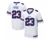 Men's Nike Buffalo Bills #23 Micah Hyde Elite White NFL Jersey