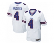Men's Nike Buffalo Bills #4 Stephen Hauschka Elite White NFL Jersey