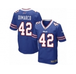Men's Nike Buffalo Bills #42 Patrick DiMarco Elite Royal Blue Team Color NFL Jersey