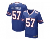 Men's Nike Buffalo Bills #57 Lorenzo Alexander Elite Royal Blue Team Color NFL Jersey