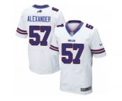 Men's Nike Buffalo Bills #57 Lorenzo Alexander Elite White NFL Jersey