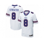 Men's Nike Buffalo Bills #8 Rod Streater Elite White NFL Jersey