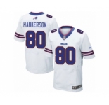 Men's Nike Buffalo Bills #80 Leonard Hankerson Elite White NFL Jersey