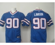 Men's Nike Buffalo Bills #90 Shaq Lawson Elite Royal Blue Team Color NFL Jersey