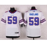 Men's Nike Buffalo Bills #90 Shaq Lawson Elite White NFL Jersey