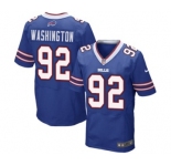 Men's Nike Buffalo Bills #92 Adolphus Washington Elite Royal Blue NFL Jersey
