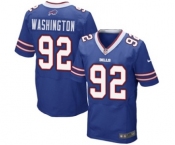 Men's Nike Buffalo Bills #92 Adolphus Washington Elite Royal Blue NFL Jersey