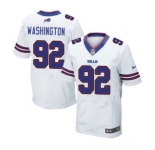 Men's Nike Buffalo Bills #92 Adolphus Washington Elite White NFL Jersey