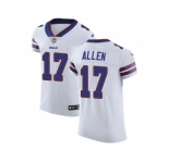 Nike Buffalo Bills #17 Josh Allen White Men Stitched NFL Vapor Untouchable Elite Jersey