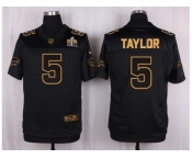 Nike Buffalo Bills #5 Tyrod Taylor Black Pro Line Gold Collection Jersey[Elite]