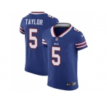 Nike Buffalo Bills #5 Tyrod Taylor Royal Blue Team Color Men Stitched NFL Vapor Untouchable Elite Jersey