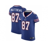 Nike Buffalo Bills #87 Jordan Matthews Royal Blue Team Color Men Stitched NFL Vapor Untouchable Elite Jersey
