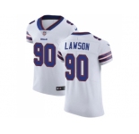 Nike Buffalo Bills #90 Shaq Lawson White Men Stitched NFL Vapor Untouchable Elite Jersey