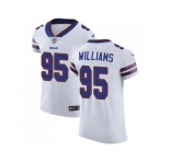 Nike Buffalo Bills #95 Kyle Williams White Men Stitched NFL Vapor Untouchable Elite Jersey