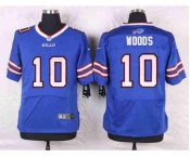 nike nfl jerseys buffalo bills #10 woods blue[Elite]