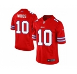 nike nfl jerseys buffalo bills #10 woods red[Elite]