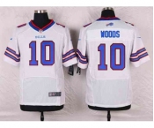 nike nfl jerseys buffalo bills #10 woods white[Elite]