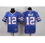 nike nfl jerseys buffalo bills #12 jim kelly blue[Elite]