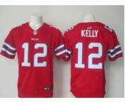 nike nfl jerseys buffalo bills #12 jim kelly red[Elite]