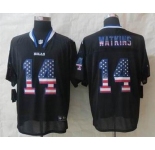 nike nfl jerseys buffalo bills #14 watkins black[Elite USA flag fashion][watkins]