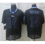 nike nfl jerseys buffalo bills #14 watkins black[Elite lights out][watkins]