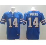 nike nfl jerseys buffalo bills #14 watkins blue[Elite]