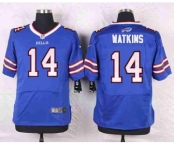 nike nfl jerseys buffalo bills #14 watkins blue[new Elite][watkins]