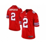 nike nfl jerseys buffalo bills #2 carpenter red[Elite]
