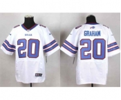 nike nfl jerseys buffalo bills #20 graham white[Elite]