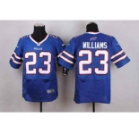 nike nfl jerseys buffalo bills #23 williams blue[Elite]