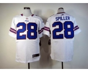 nike nfl jerseys buffalo bills #28 spiller white[Elite]