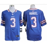 nike nfl jerseys buffalo bills #3 manuel blue[Elite]