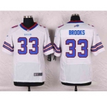 nike nfl jerseys buffalo bills #33 brooks white[Elite]