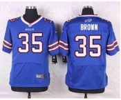 nike nfl jerseys buffalo bills #35 brown blue[Elite][brown]
