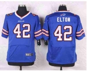 nike nfl jerseys buffalo bills #42 elton blue[Elite]