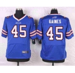 nike nfl jerseys buffalo bills #45 gaines blue[Elite]