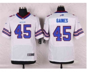 nike nfl jerseys buffalo bills #45 gaines white[Elite]