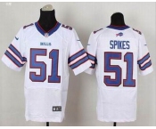 nike nfl jerseys buffalo bills #51 spikes white[Elite]