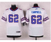 nike nfl jerseys buffalo bills #62 campbell white[Elite]
